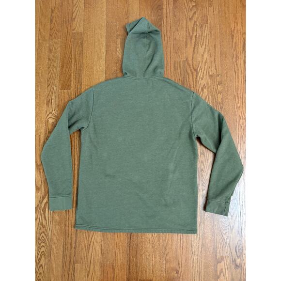 Little Debbie Barbell Club Hoodie Green Sherpa Lined Sweatshirt Men’s Size Large - Picture 3 of 5
